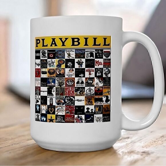 NWOT. 🕯🌹Playbill Mug. Perfect for the Broadway Musical Fan. - Picture 1 of 9